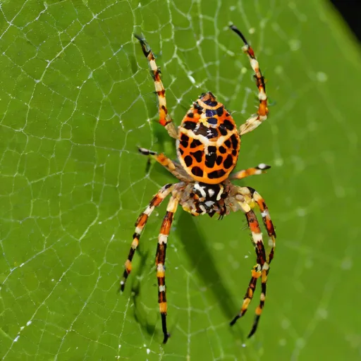 Red-femured Spotted Orbweaver (Neoscona domiciliorum)