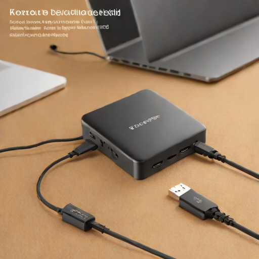 RAVPower 65W USB-C Charger with 2 USB-A Ports