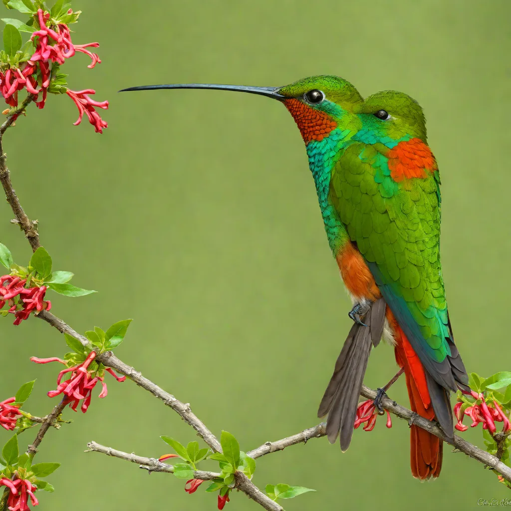 Red-tailed Sylph