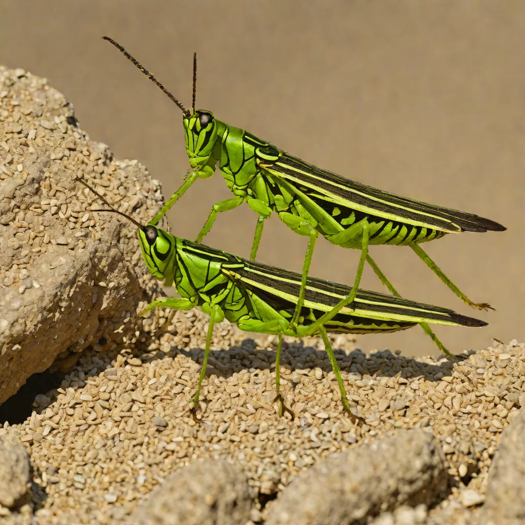 Ringed Grasshopper (Heteracris annulosus)