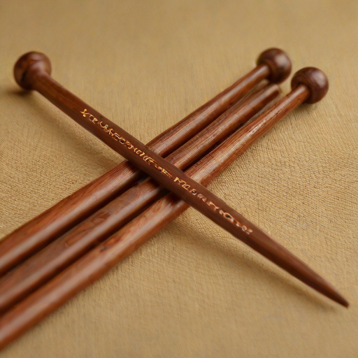 Rosewood Knitting Needles
