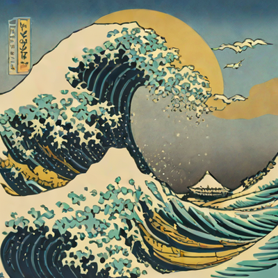 Ravensburger 500 Piece 'The Great Wave off Kanagawa' Puzzle
