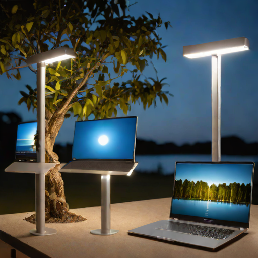 Solar Landscape Uplights (Adjustable)