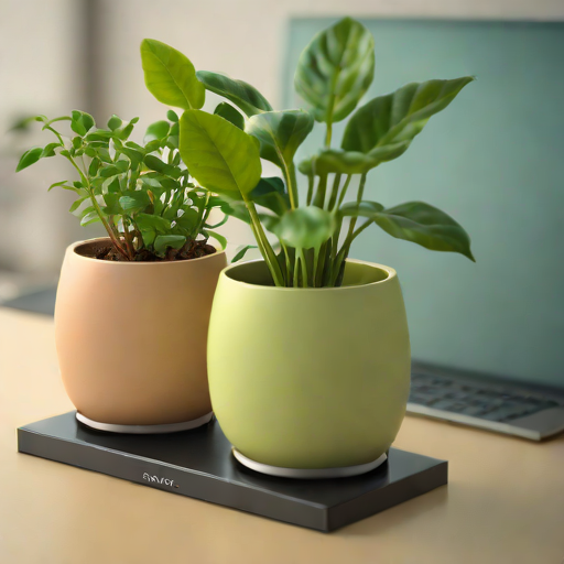 Self-Watering Planter (Decorative Plastic)