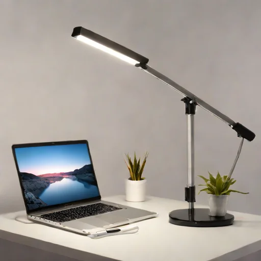 Syslux LED Desk Lamp with Clamp
