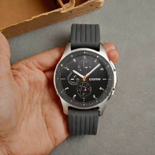 Samsung Galaxy Watch 6 Classic Charcoal Silicone Band