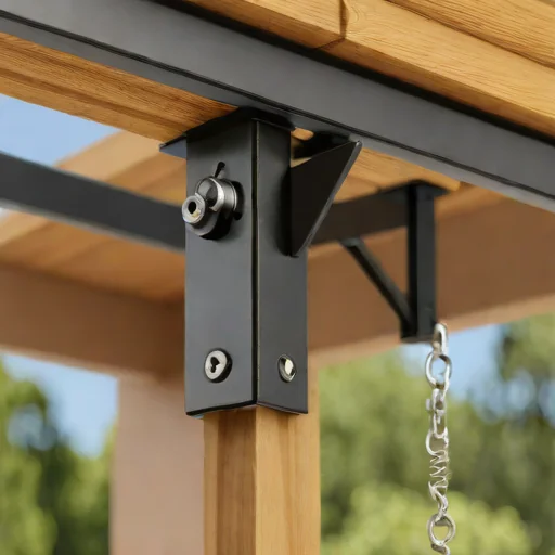 SUNFEX 90 Degree Steel Corner Bracket for Pergola