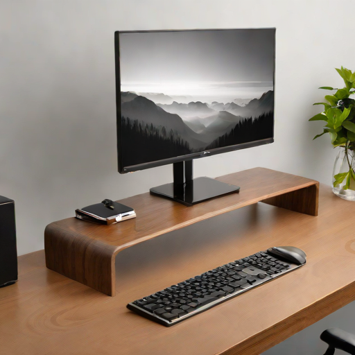 Solid Walnut Monitor Riser