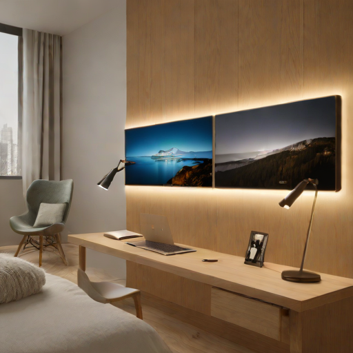 Scandinavian Oak Bed with Integrated Lighting