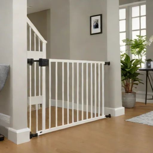 Stairwell Bannister Baby Gate - 42 Inch