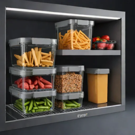 SimpleHouseware 6-Quart Stackable Food Storage Containers
