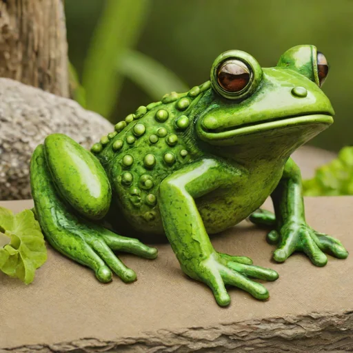 SPI Home Cast Iron Frog Garden Statue