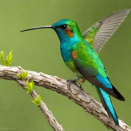 Swallow-tailed Hummingbird