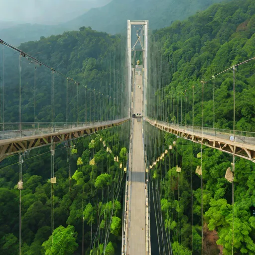 Situ Gunung Suspension Bridge, West Java