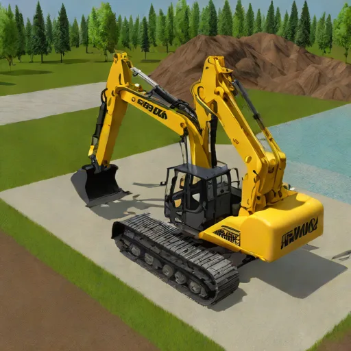 Simlog Hydraulic Excavator Personal Simulator