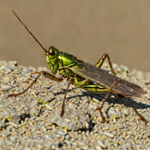 Siberian clubtail grasshopper (Gomphocerus sibiricus)