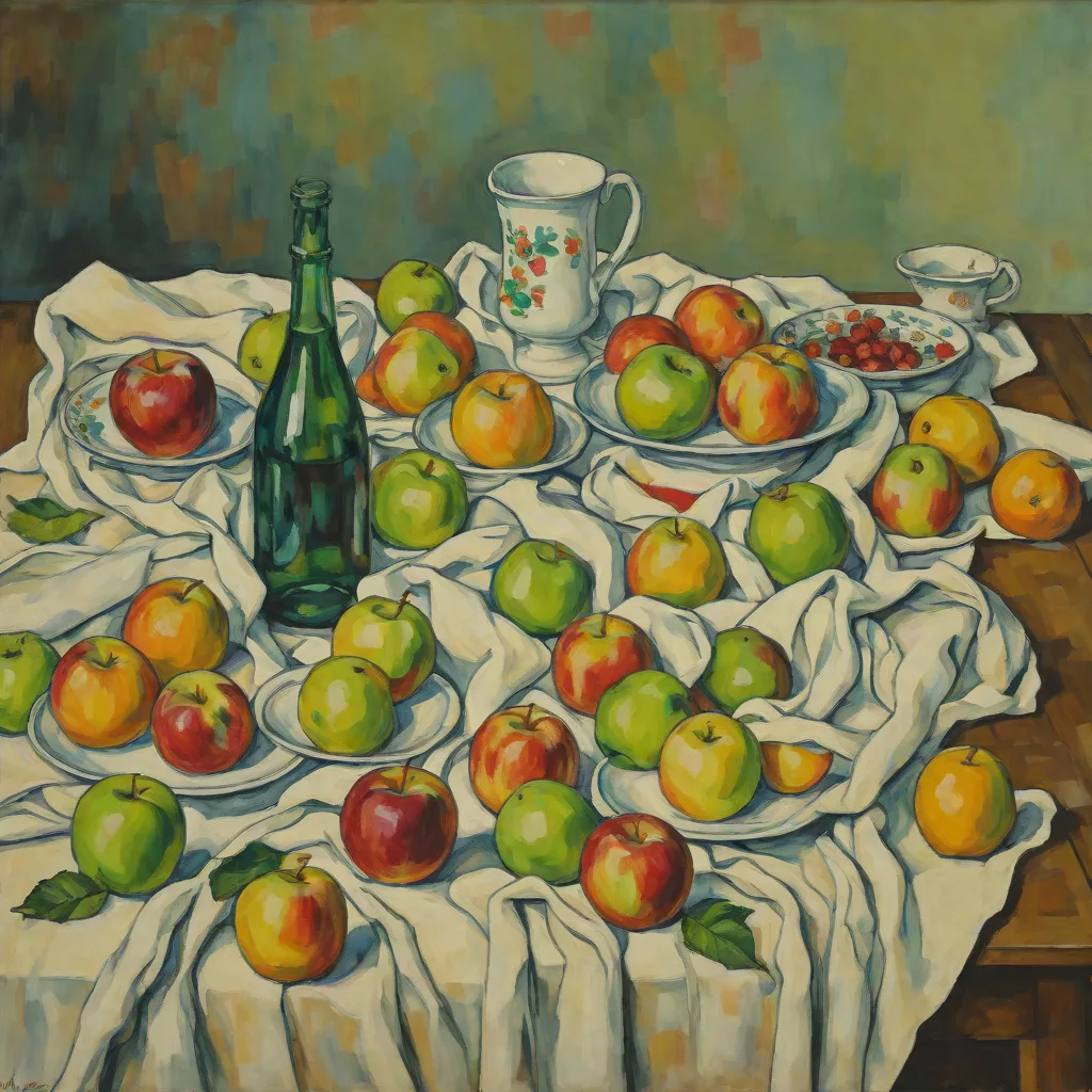 Still Life with Apples and Oranges