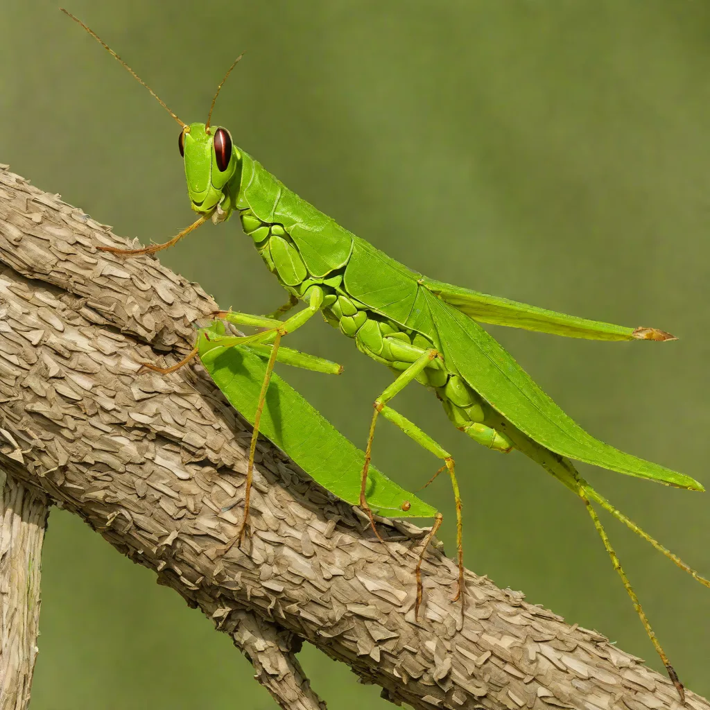 Slant-faced Grasshopper (Spathosternum prasiniferum)