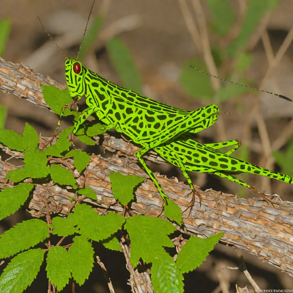 Splendid Grasshopper (Stenocatantops splendens)