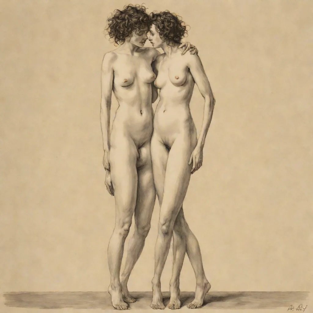 Standing Female Nude
