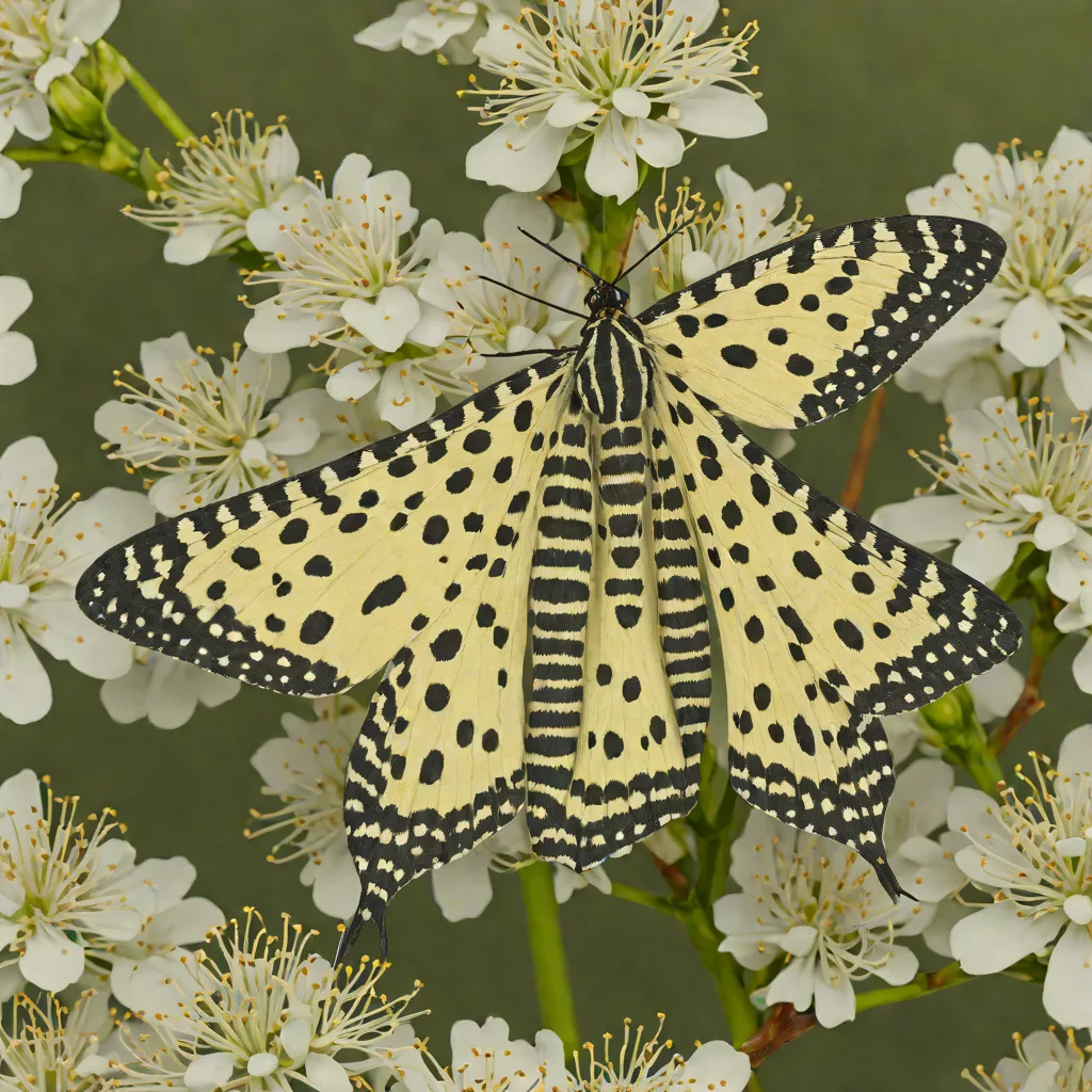 Spotted oleander moth