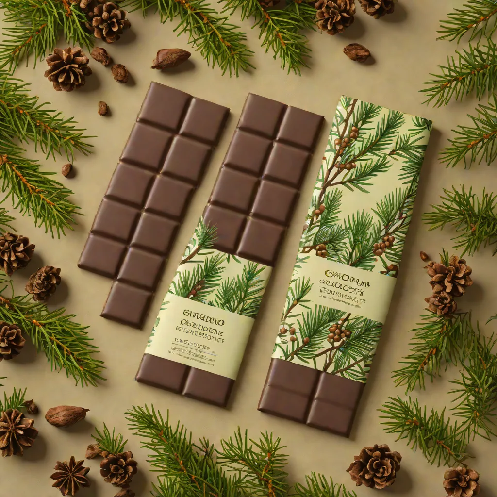Standout Chocolate Nordic Nature Spruce Shoots 66%