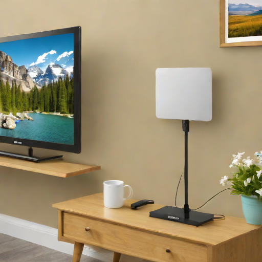 SLx Amplified Flat TV Antenna