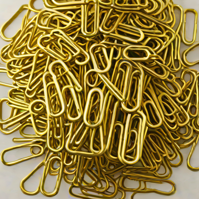 Sullivans Solid Brass Paper Clips - 100 Pack
