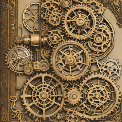 Steampunk Coloring Book