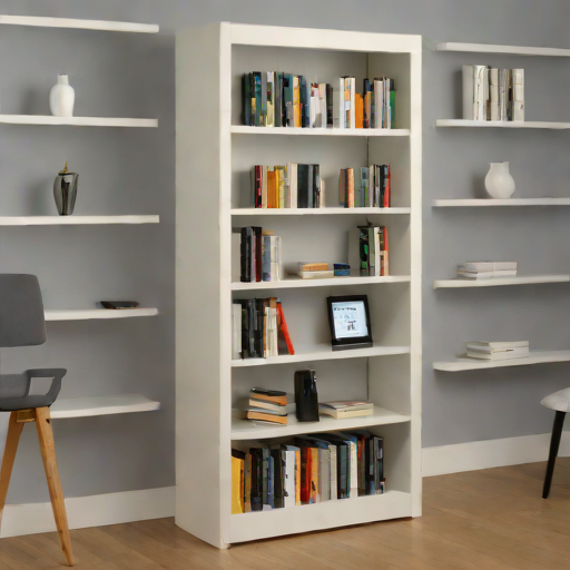 SmartBookcase with Integrated E-Reader