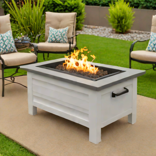 Sunnydaze Designs Rectangular Fire Pit