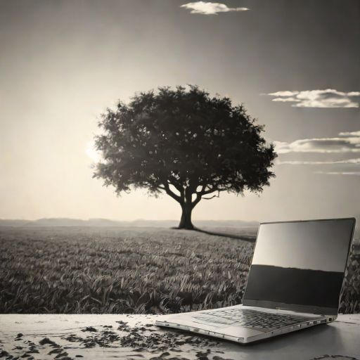 The Single Tree in Field (Landscape)