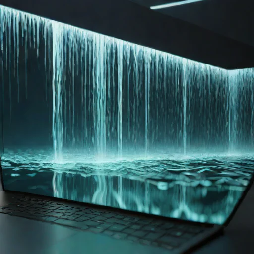 teamLab: Digital Waterfall