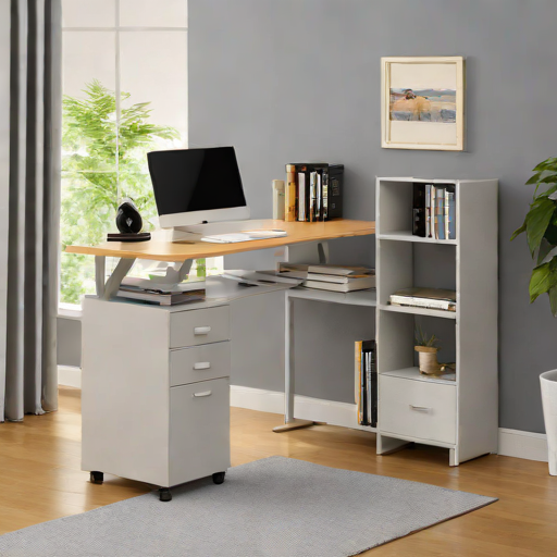 Tribesigns Corner Desk with Storage