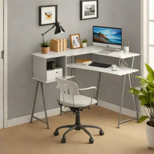 Tribesigns Corner Desk with Storage