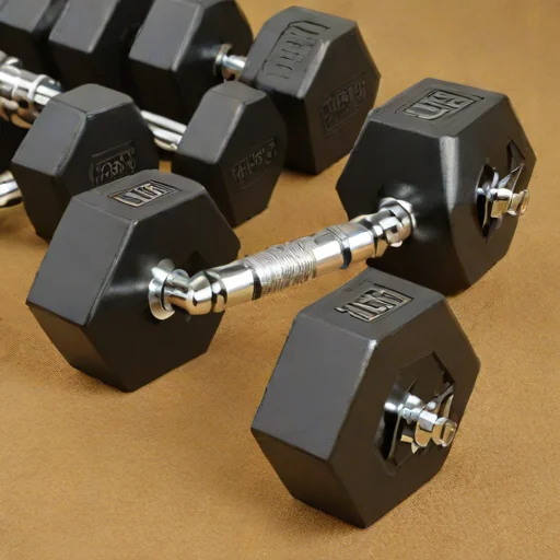 Troy VTX Rubber Hex Dumbbells