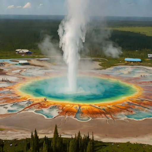 Tsvetochny Geyser