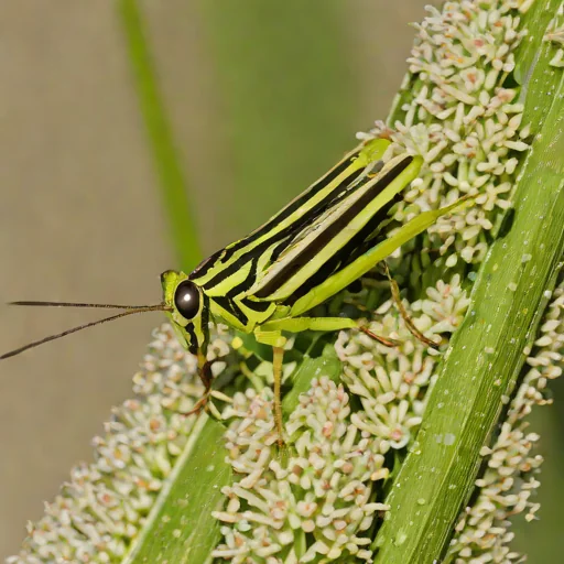 Two-striped Grasshopper (Melanoplus bivittatus)