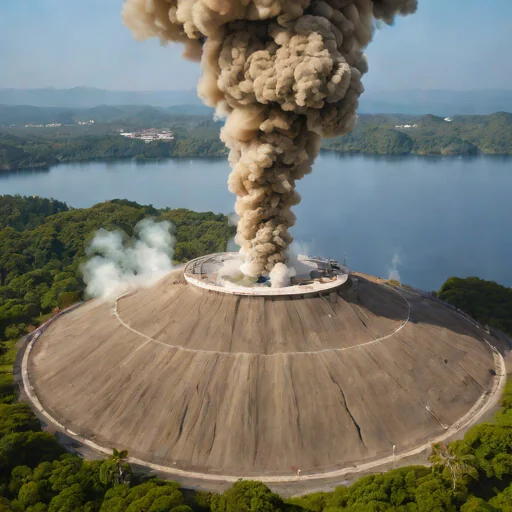 Taal Volcano fumaroles
