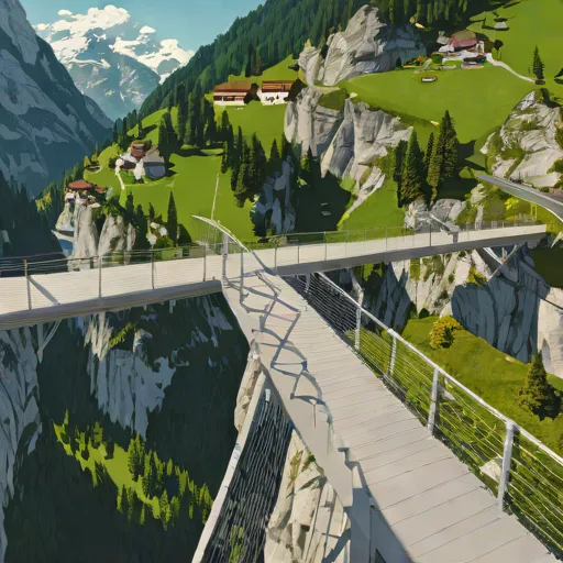 Traversina Footbridge