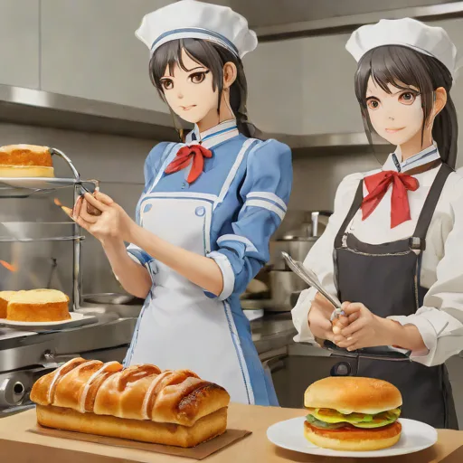 The Combat Baker and Automaton Waitress