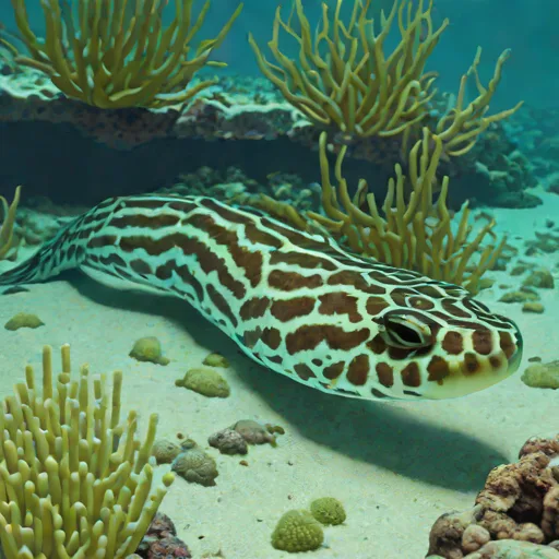 Tiger reef eel