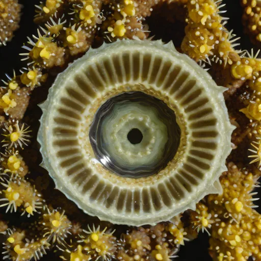 Toothed Keyhole Limpet (Fissurella nodosa)