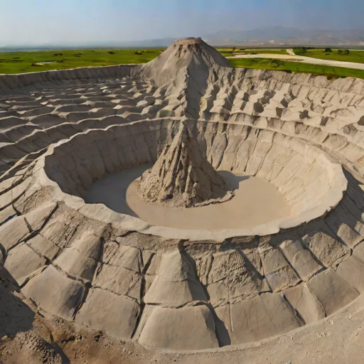 Torpagli Akhtarma Mud Volcano