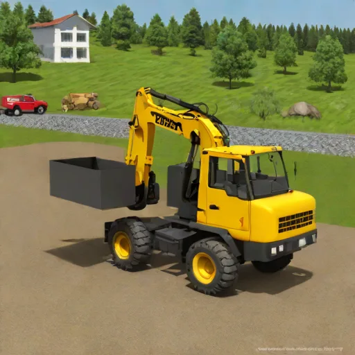 Tenstar Wheel Excavator Simulator