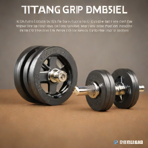 TitanGrip Adjustable Dumbbell Set