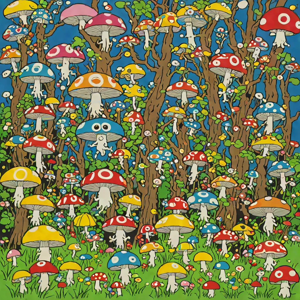 Takashi Murakami - DOB in the Strange Forest (1999)