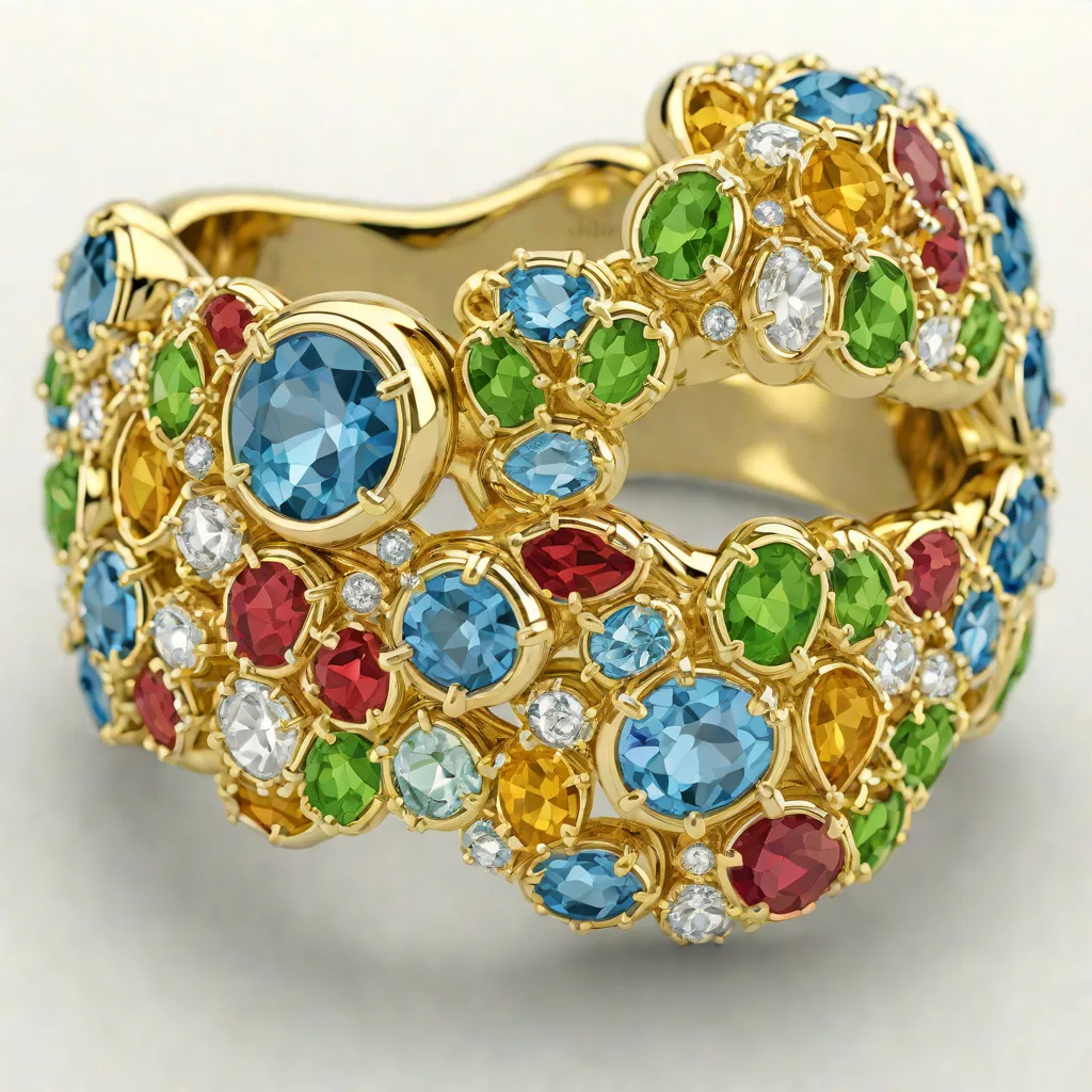 Tiffany & Co. Schlumberger Sixteen Stone Ring