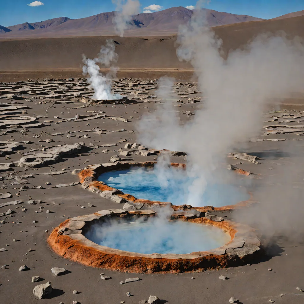 Tatio fumaroles (upper field)