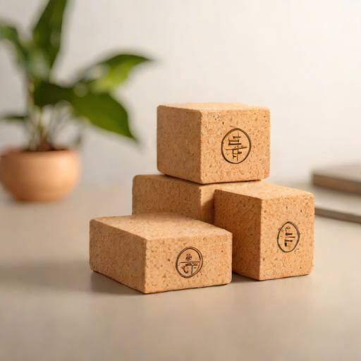 Three Trees Cork Yoga Blocks (2-Pack)